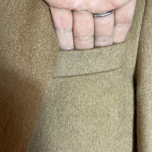 VINTAGE 60’s Genuine Camelhair 2-Button 42R Blazer Classic Tan Tufted Buttons - Picture 5 of 16